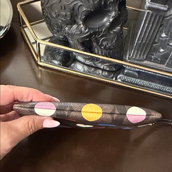 Coach Multicolor Heart Print Wristlet - Picture 3 of 8